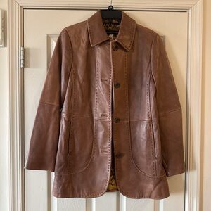 Brown Leather Women's Jacket